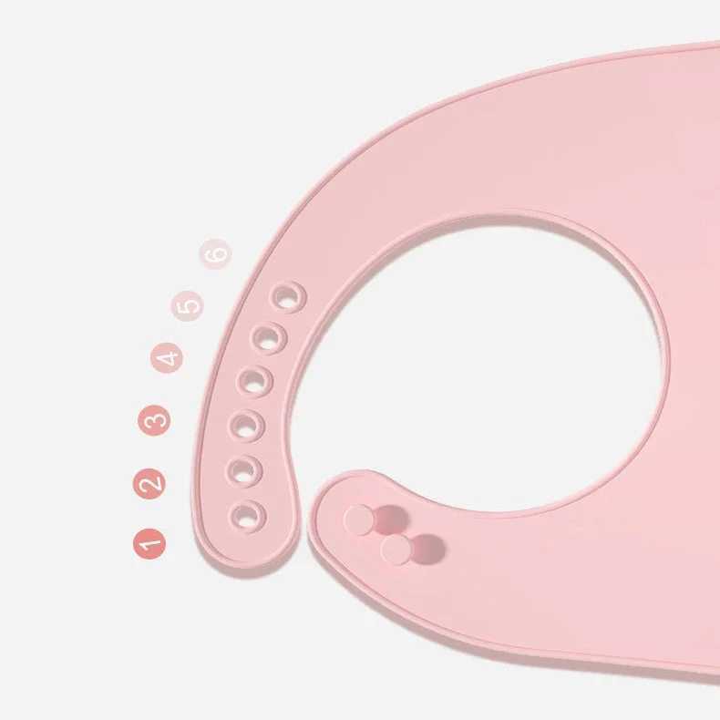 Bibs Burp Cloths Baby Bibs Silicone Lunch Apron Waterproof Soft Saliva Dripping Banana Bib Feeding Cute Cartoon Printed Kids Girl Boy AdjustableL4812
