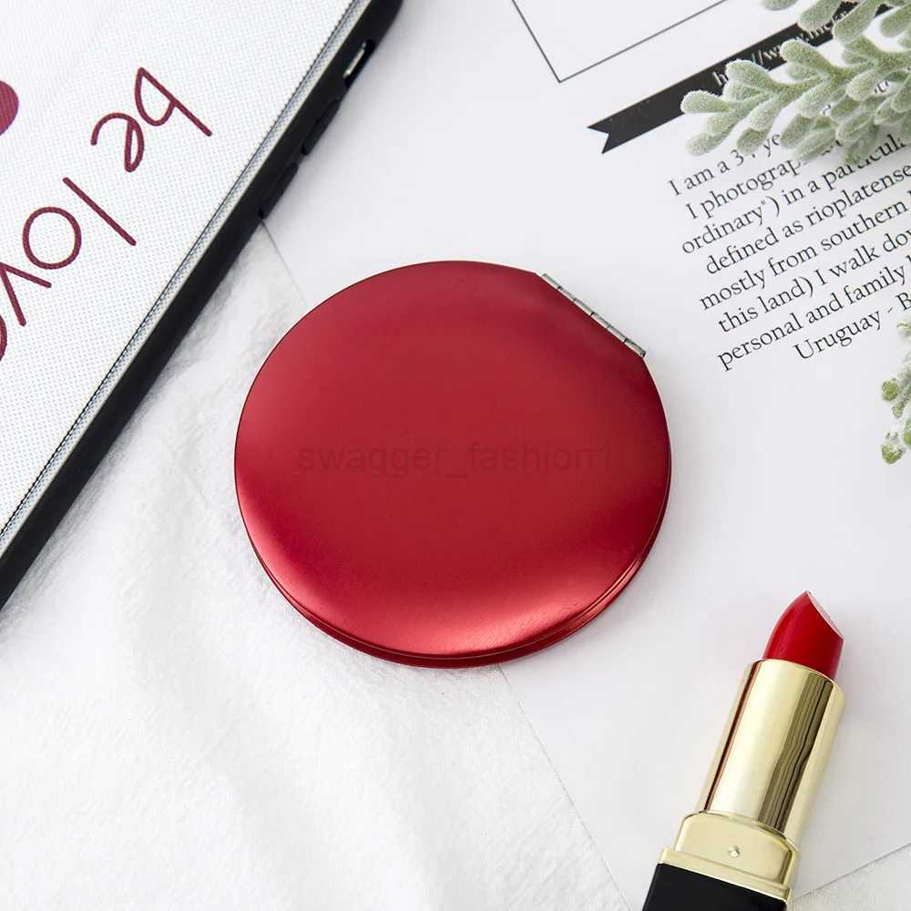 Mini Compact Makeup Mirror Handheld Small Round Foldable Mirror Portable Pocket Magnifying Vanity Mirrors Women Make Up ToolsXJ240813