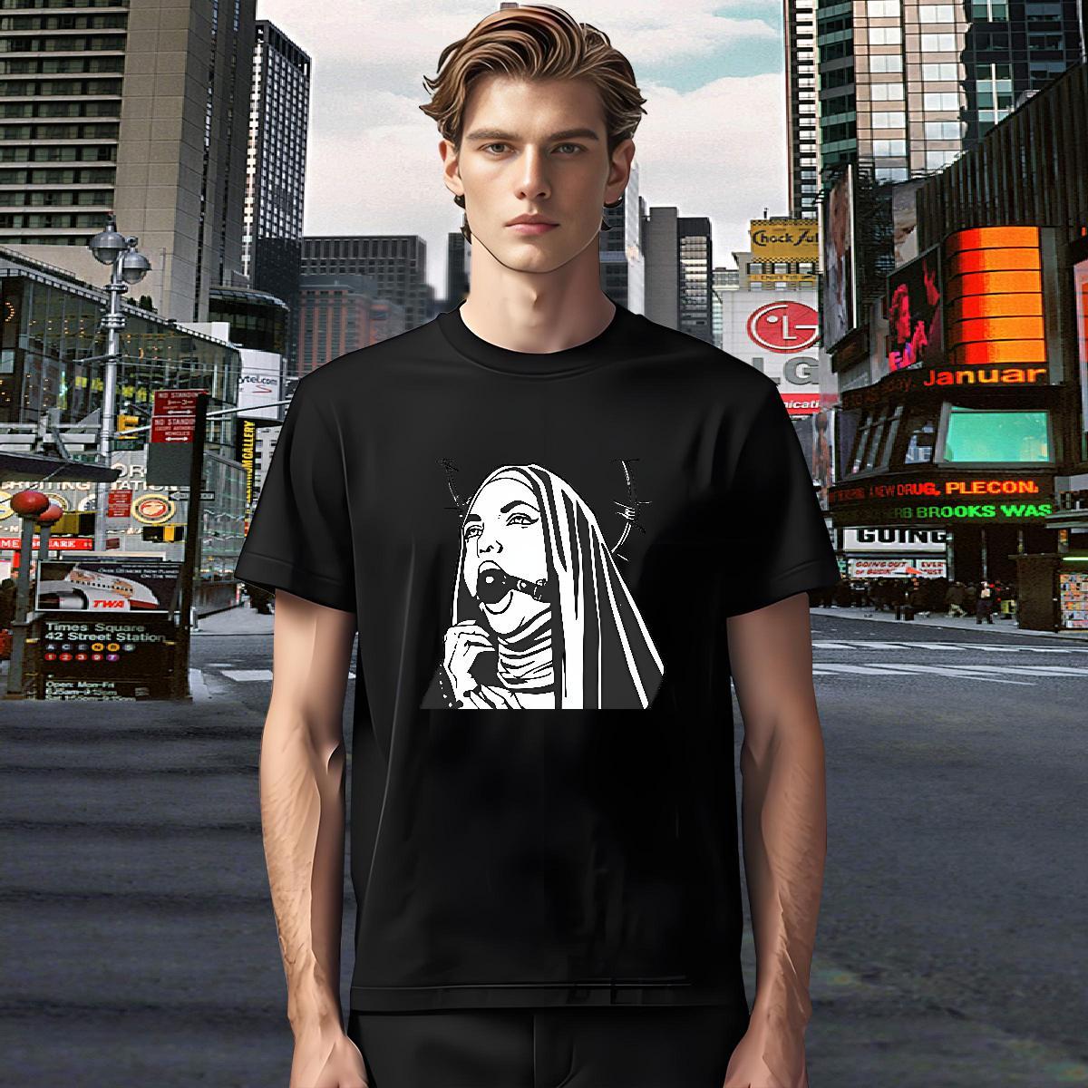 Mens T Shirts 230g Cotton nun Casual Daily Wear Breathable Custom Print Plus Size Men Tshirts Brand Unisex Tops Tees