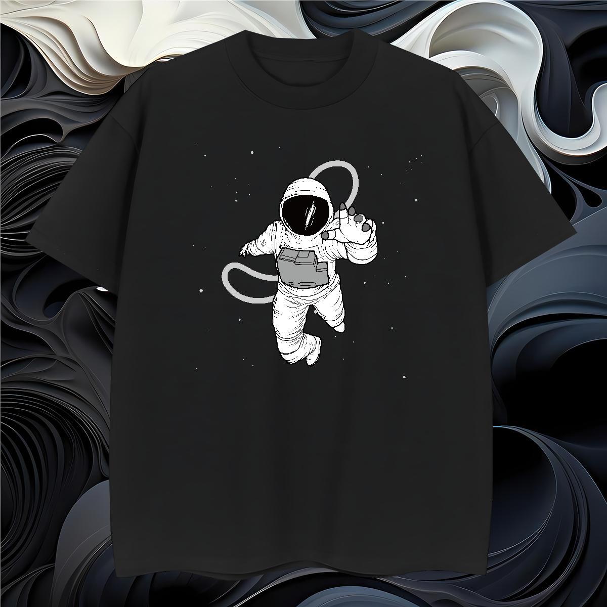 Mens T Shirts 100% Cotton 230g universe Sports Casual Breathable Short Sleeve Custom Big Size Mens Tshirts Designer Fashion Free Shipping Tees