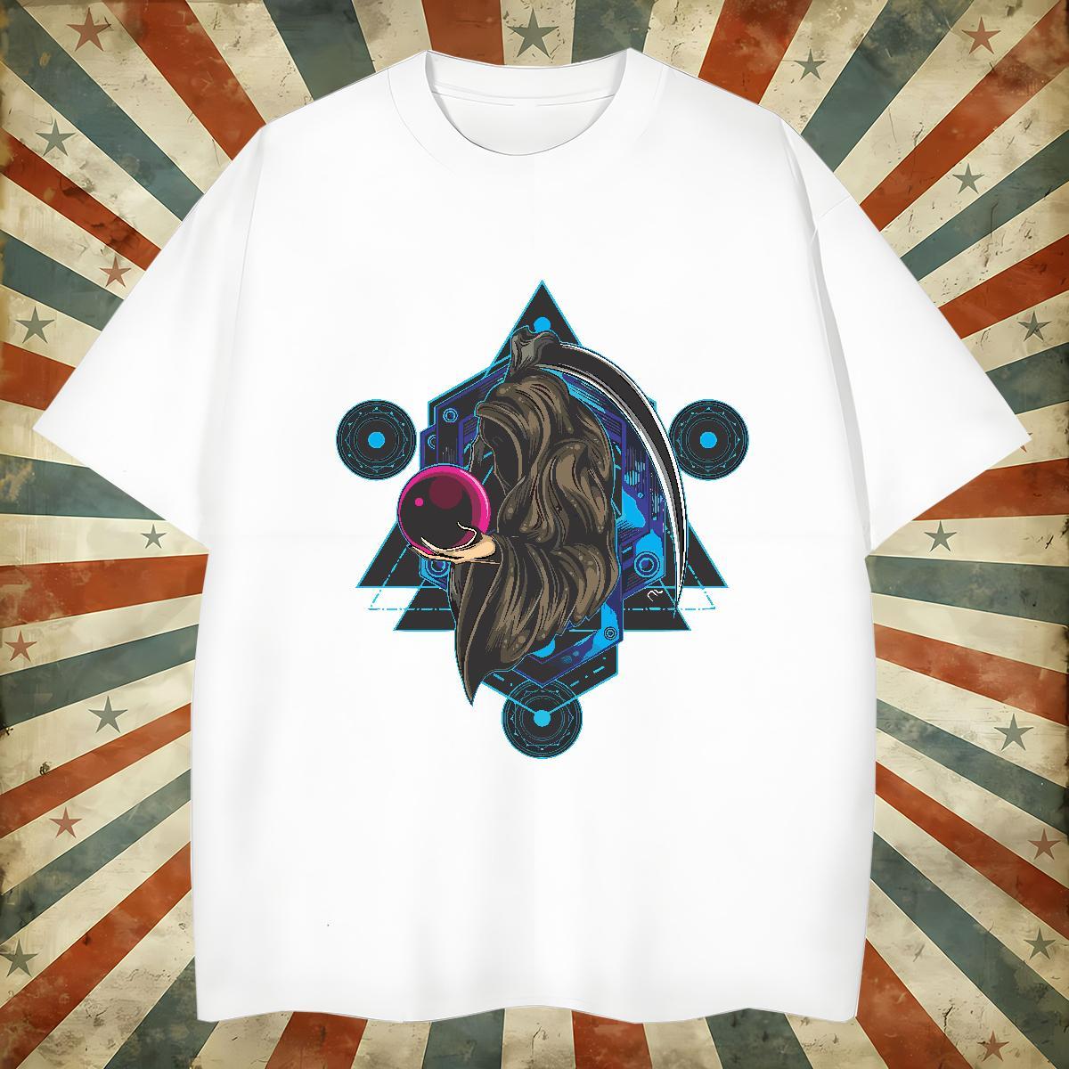 Soft portrait T Shirt For Man Outdoor Tshirt for Man Woman 100% Cotton 230g Wholesale Breathable Crew Neck Custom Print Oversized Clothes