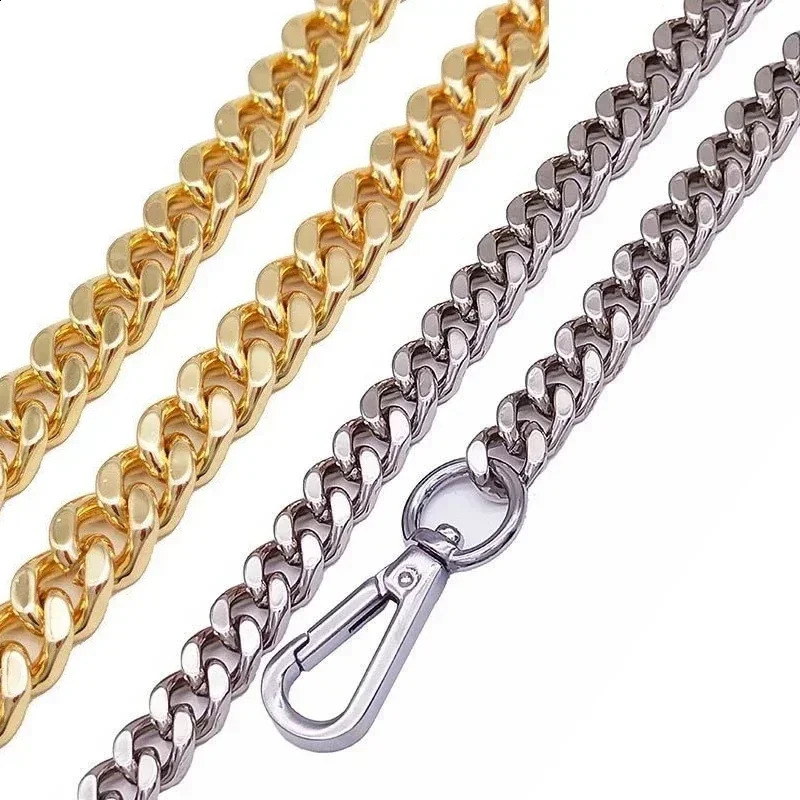 120cm Metal Aluminum Bag Chain Replacement Parts Accessories for HandWoven Shoulder Handbag DIY Handmade Detachable Straps 240814