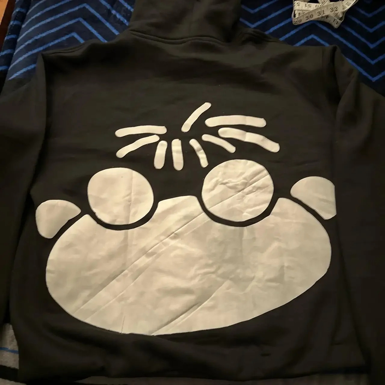 hoodie street oversized cartoon printed short hoodie mens hip-hop latte Harajuku fashion gothic casual loose sportswear240812