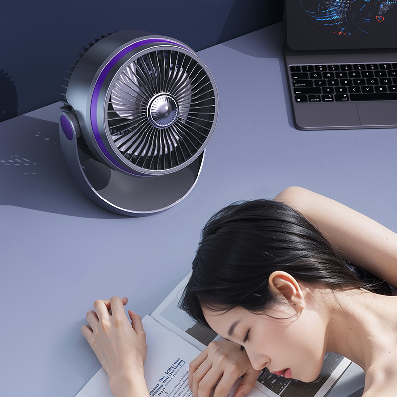 Air circulation fan Household hanging electric fan Student dormitory usb charging portable desktop cooling fan R240813