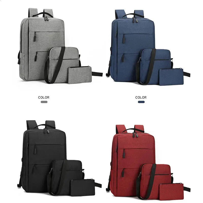 3in1 school backpack 156inch computer mens and womens business travel bag multifunctional USB charging shoulder college 240813