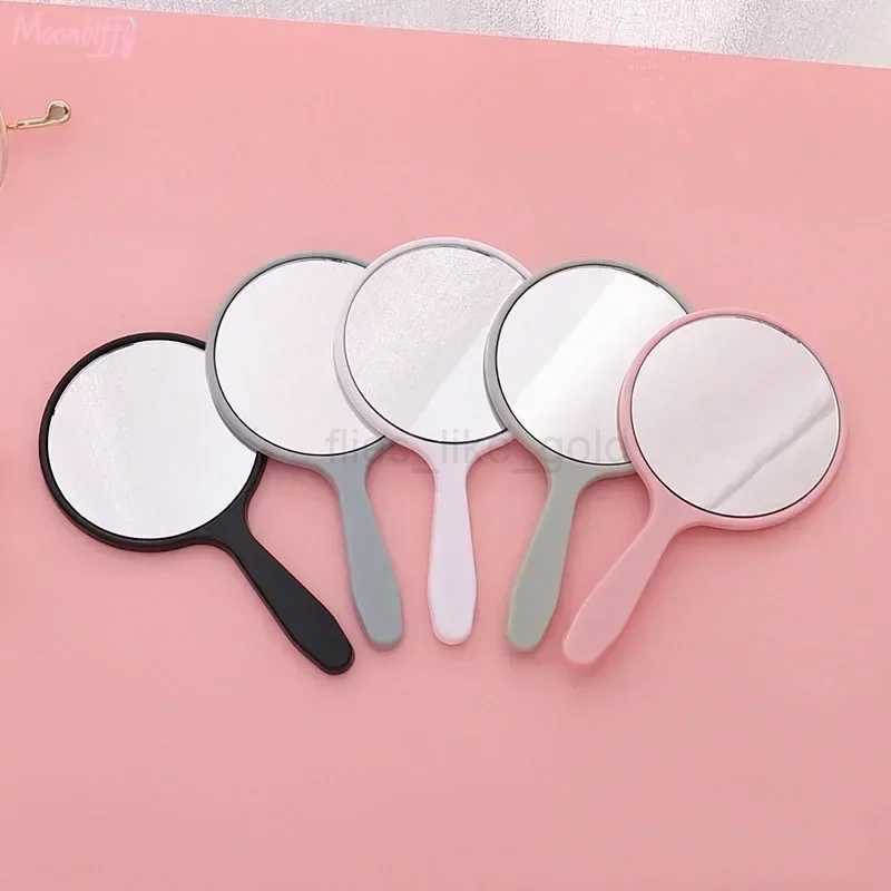 Handheld Makeup Mirror Round Makeup Mirror with Handheld Mirror SPA Salon Compact Mirror Womens Makeup Mirror W240813