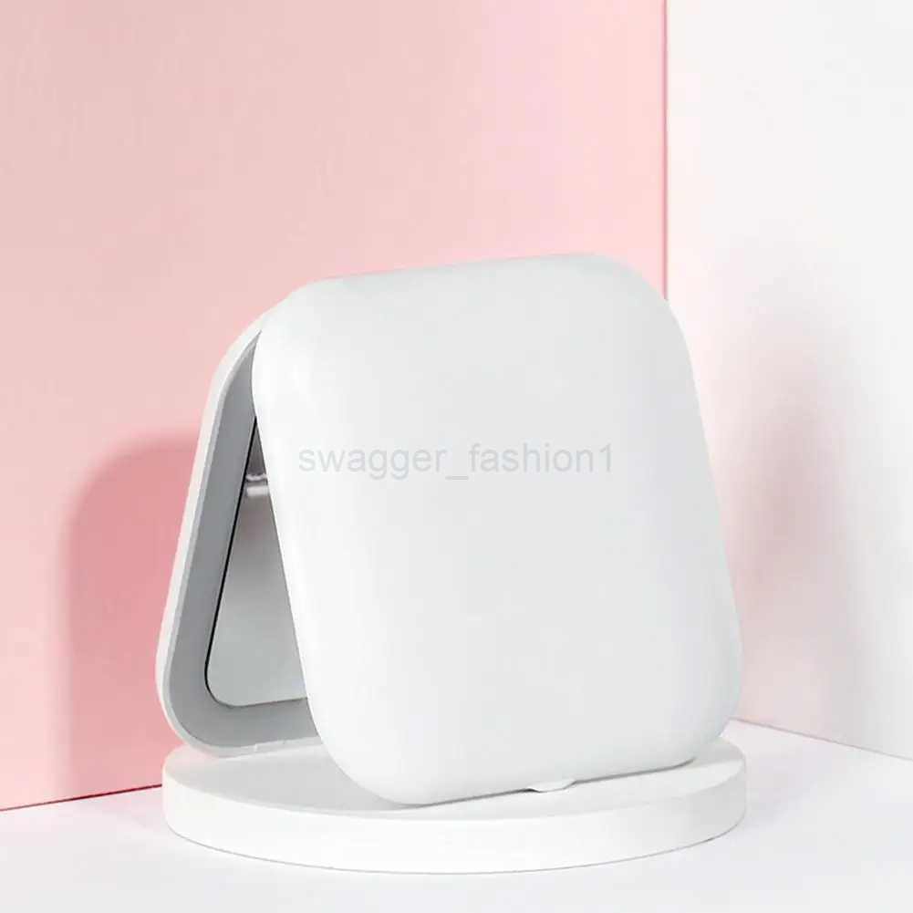 Cosmetic Mirror Mini Pocket Mirror Creative Make Up Stylish 5 Times Magnifying LED Vanity MirrorXJ240813