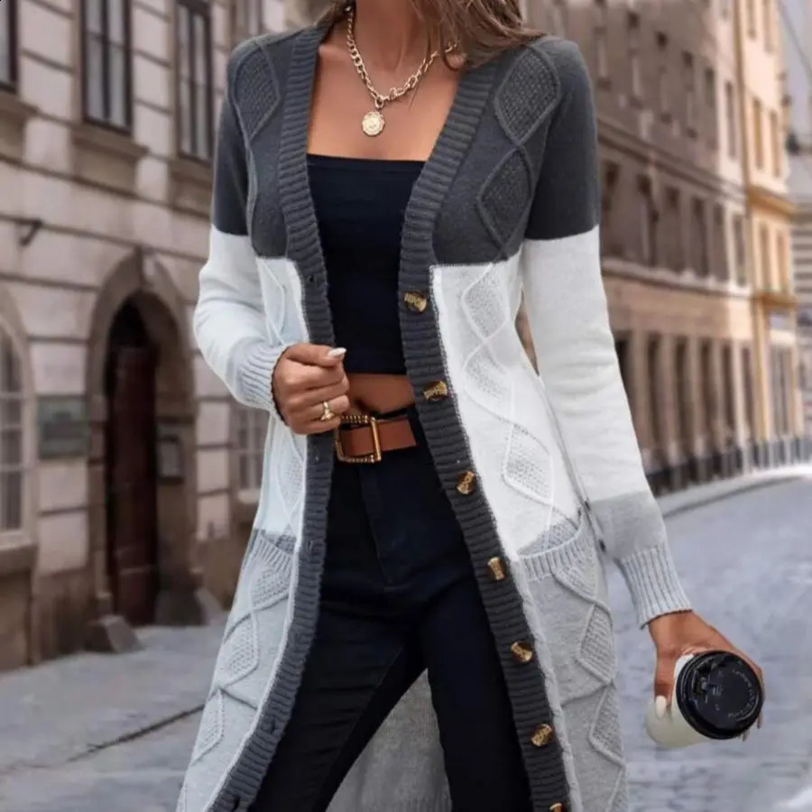 Rib sweater jacket for spring and summer comparison of styles covering womens knitted cardigan 240812