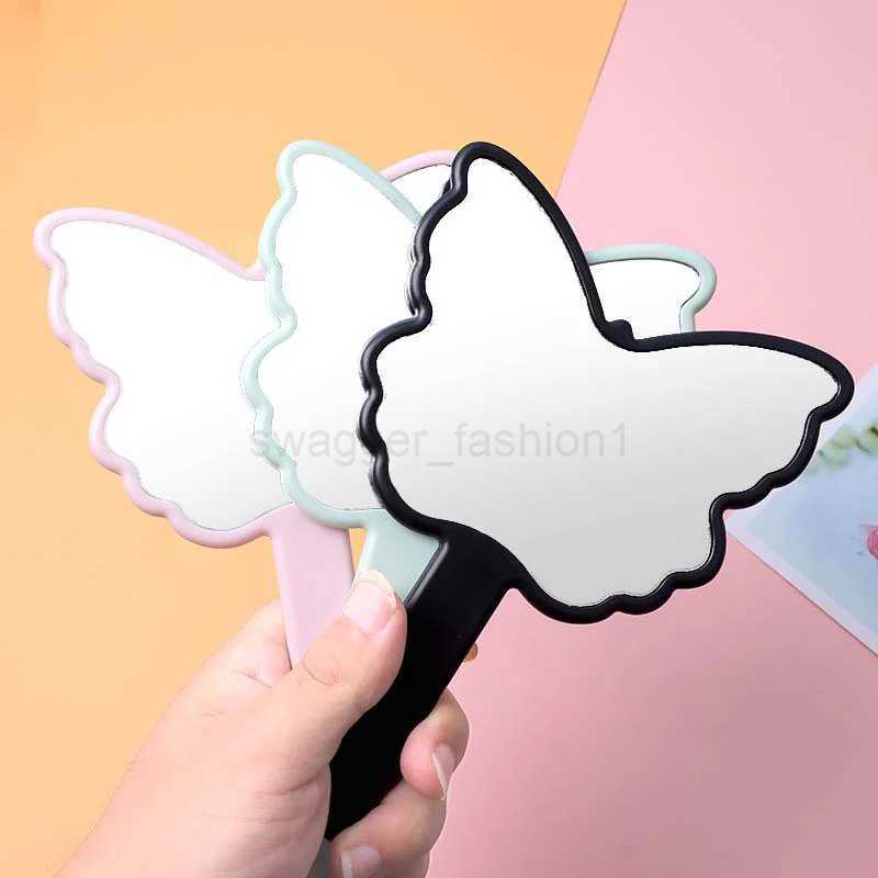 Butterfly Shaped Makeup Mirror Handheld Mirror Portable Eyelash Extension Mirrors Salon Mirrors Makeup AccessoriesXJ240813