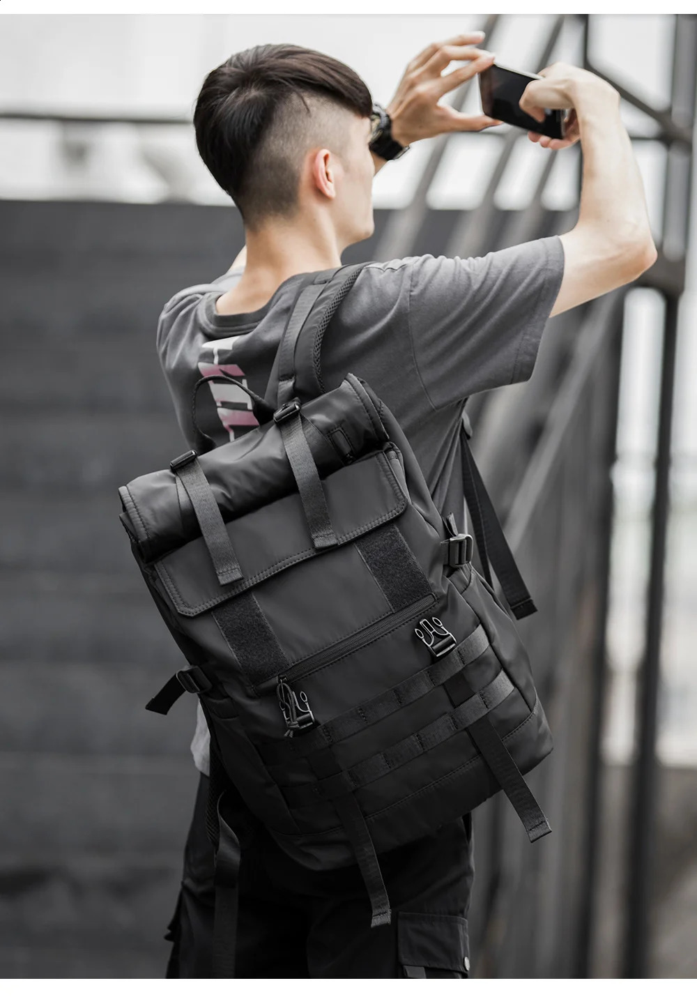 3in1 extended antitheft bag Weekender outdoor 17 inch laptop mens hiking and womens travel 240813