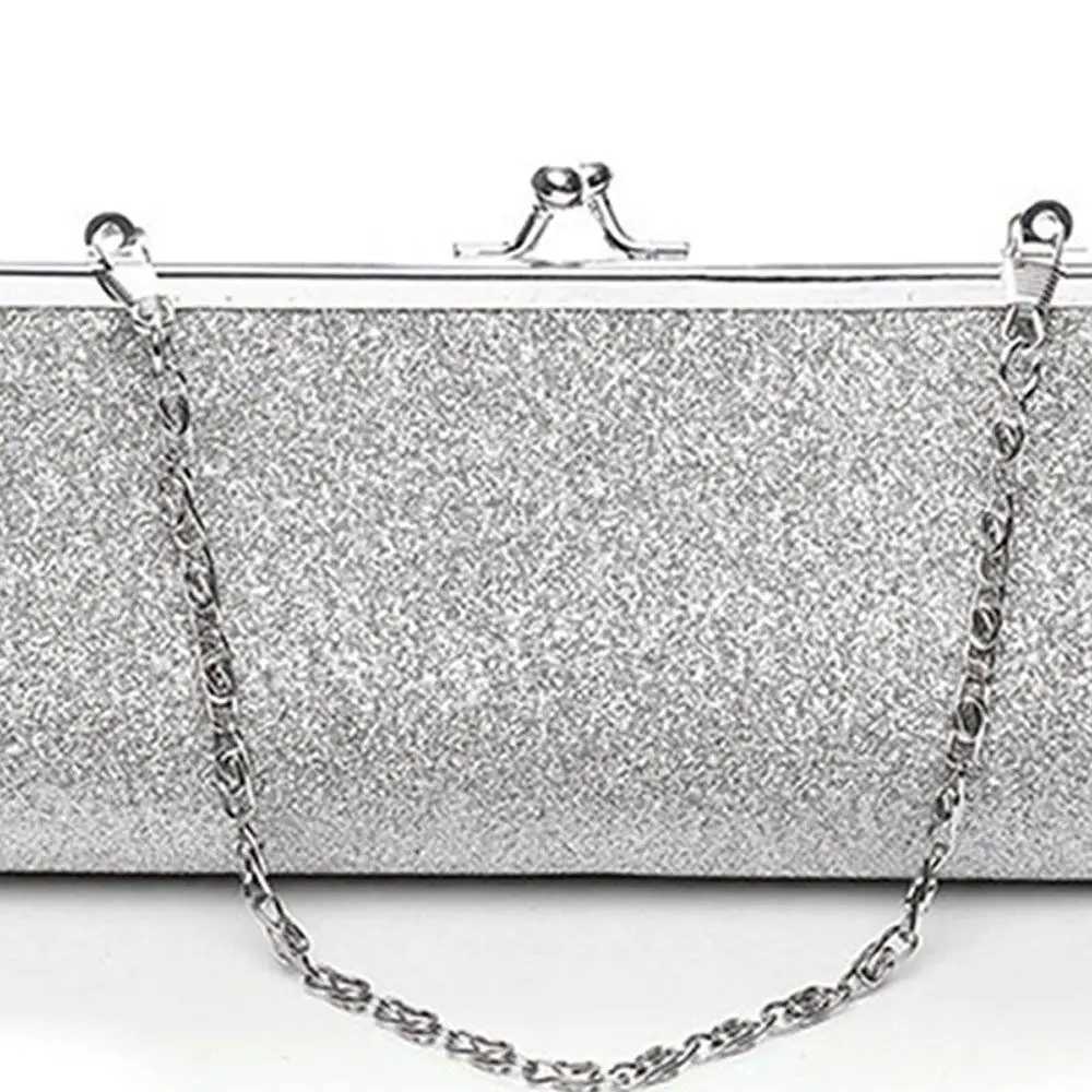 New Arrival Womens Sparkly Glitter Party Wedding Purse Shoulder Bag Evening Bag Clutch Purse Handbag T250227