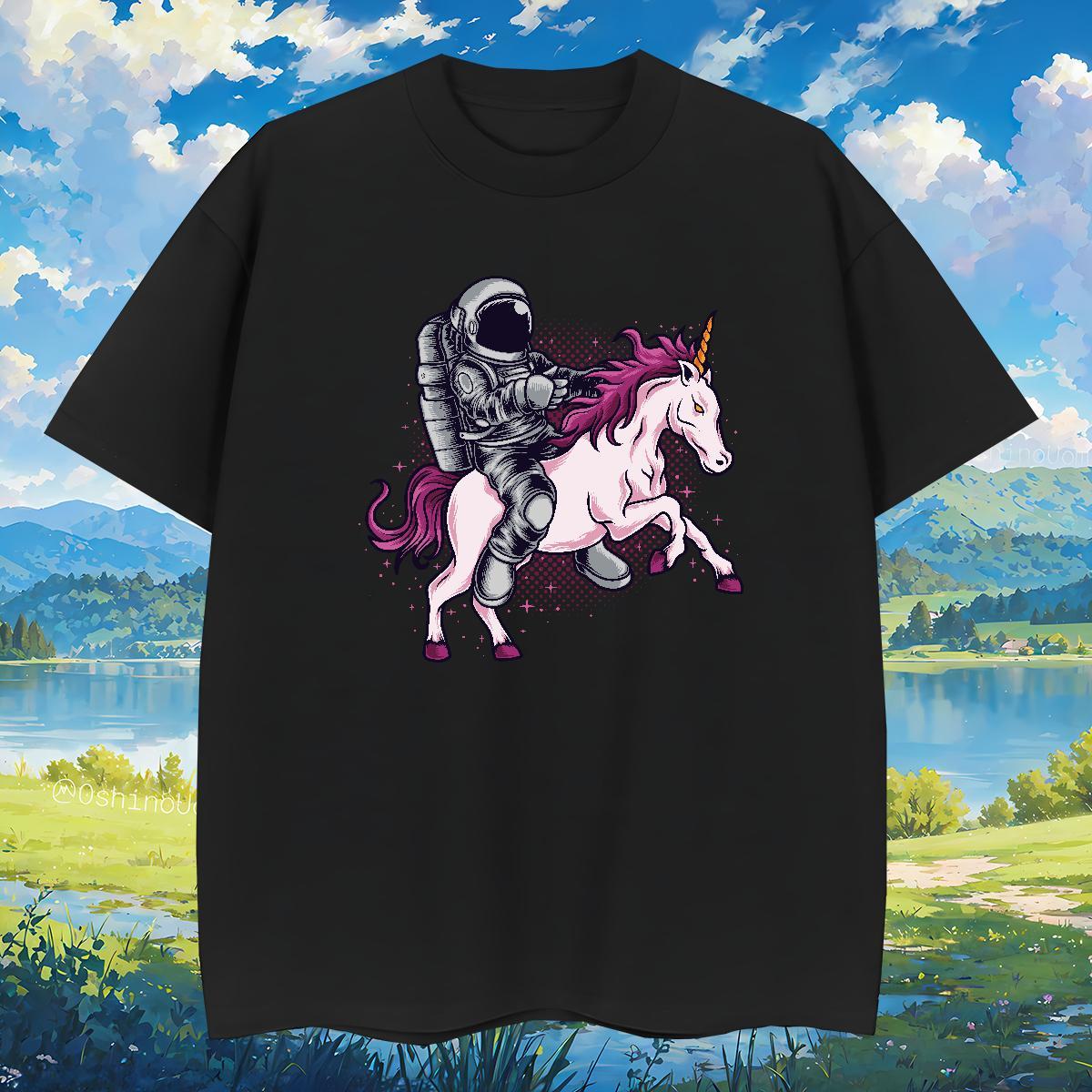 T Shirt For Man 100% Cotton 230g universe Spring Summer Breathable Short Sleeve Asian Size Men Clothes T-Shirt Fashion New Brand Clothings