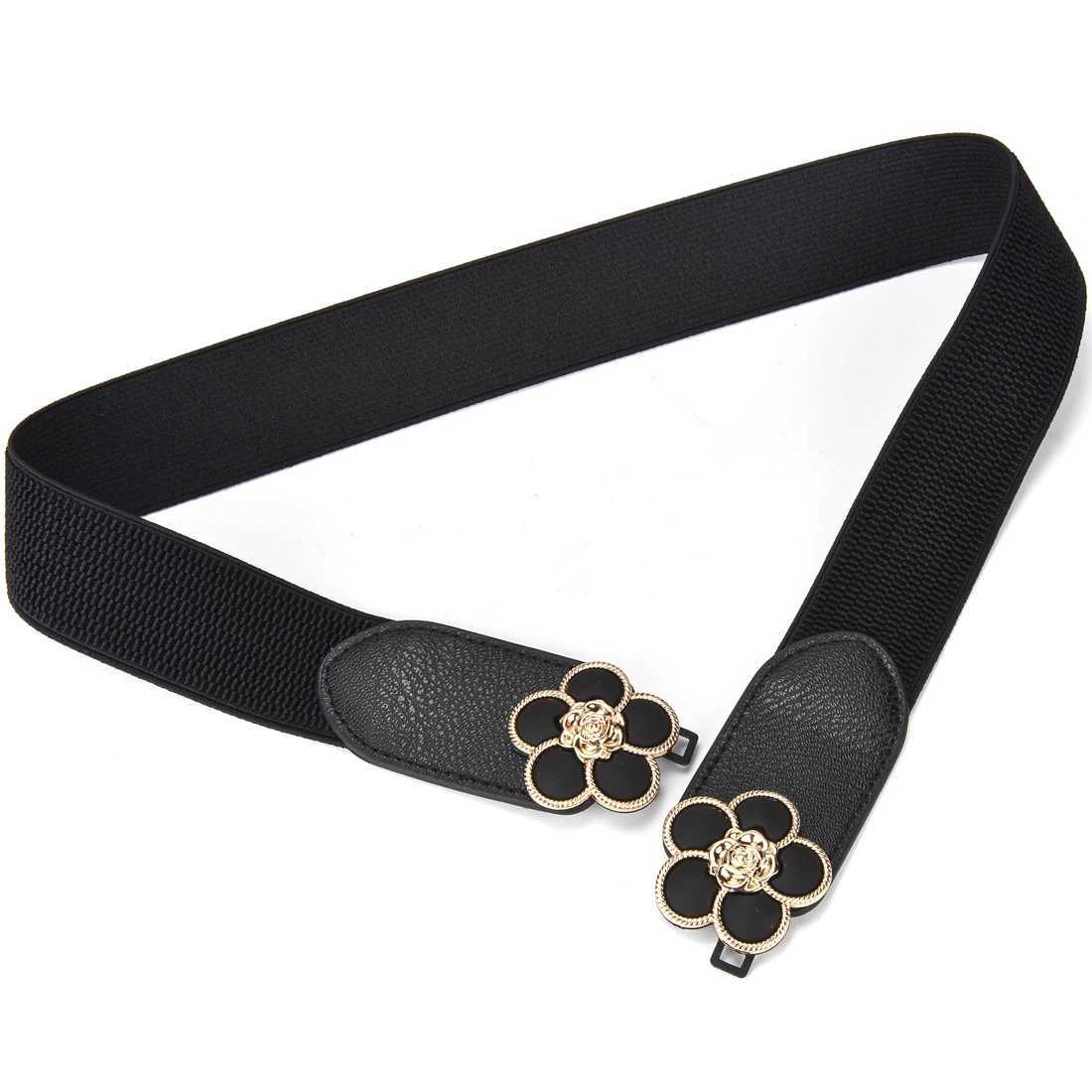 Fresh womens elastic band elastic classic plum blossom ring waist seal W240807
