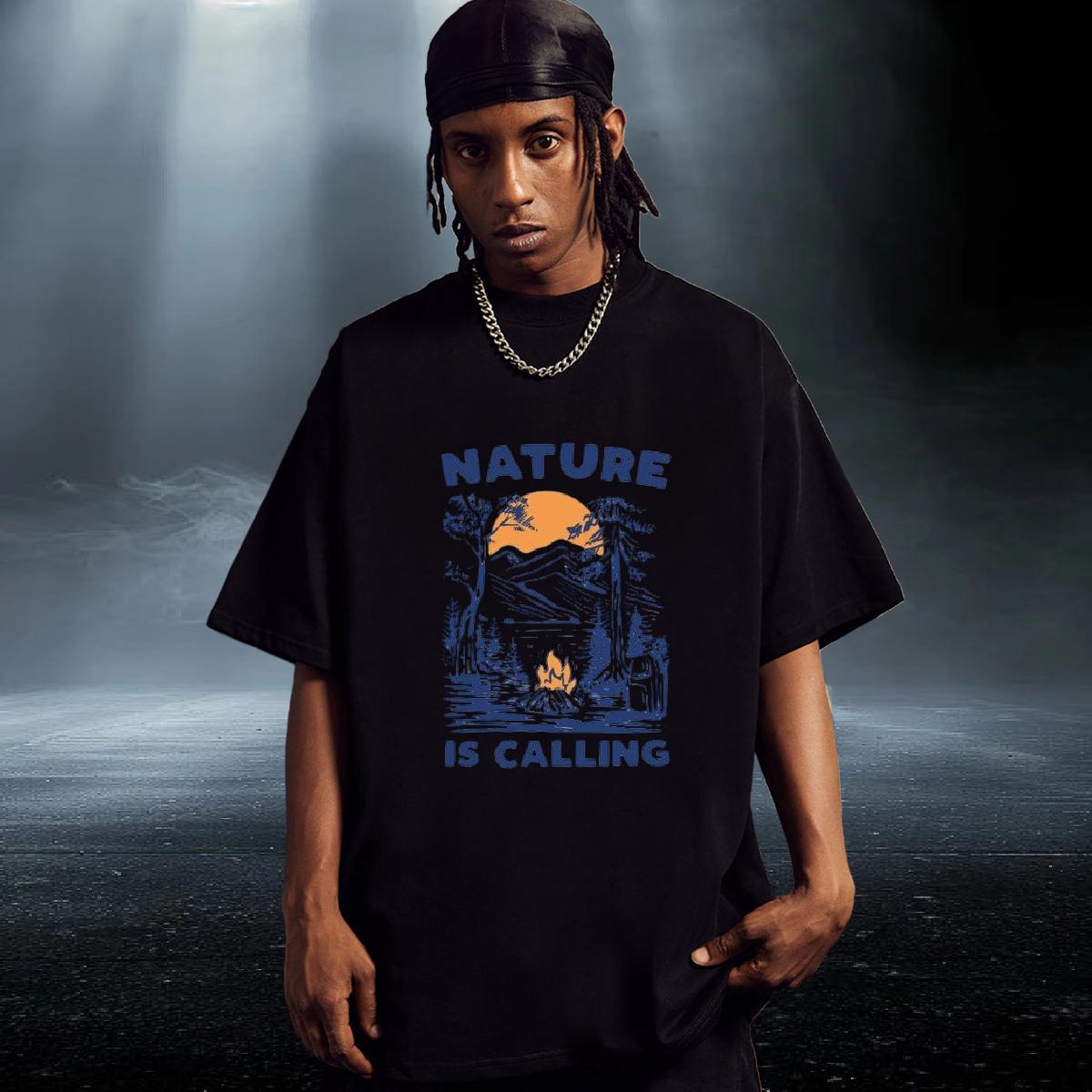 Cool Design Mens Tshirts Casual 230g 100% Cotton DIY Printed O-Neck Short Sleeve mountains Men T Shirts Casual New Clothings