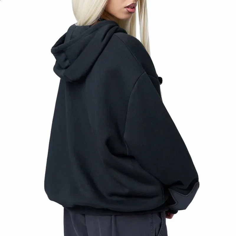 Women y2k Hoodies Coat Spring Autumn Clothes Long Sleeve Star Zip Up Drawstring Hoodie Female Clothing Streetwear 240812