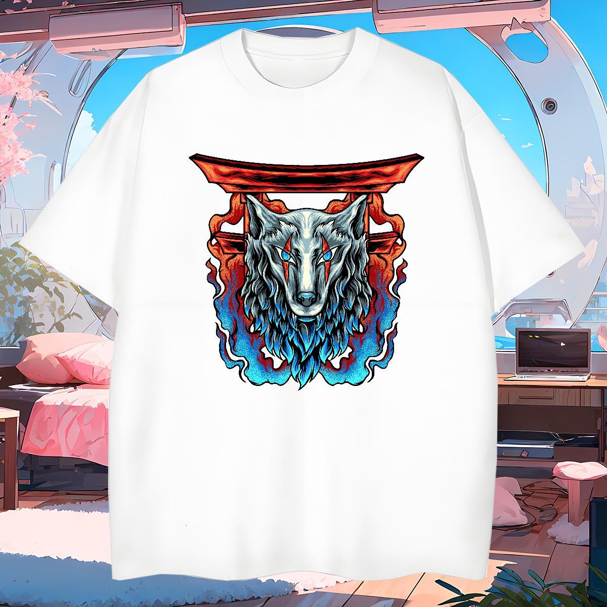 Man T Shirts 230g Pure Cotton Hip Hop Short Sleeve O-Neck Plus Size Custom Tshirts Fashion Loose Fit Tees