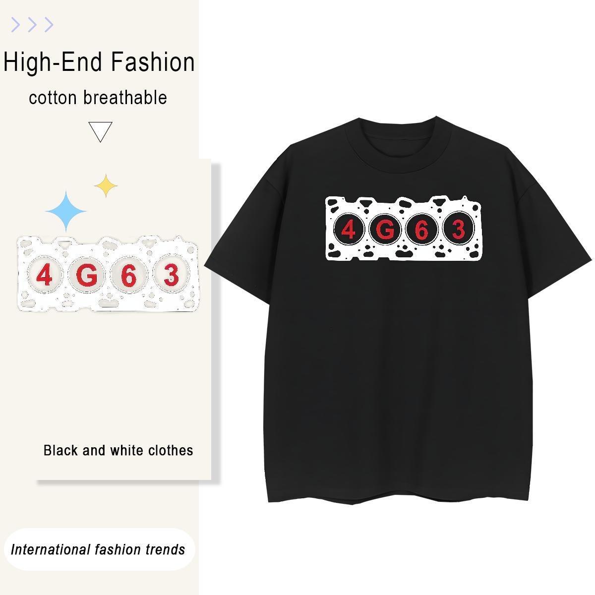 Cool Men Clothes T-Shirt Spring Summer 230g Cotton Cartoon Print Short Sleeve Soft letter Mens T Shirts DIY Customized Tee Shirt