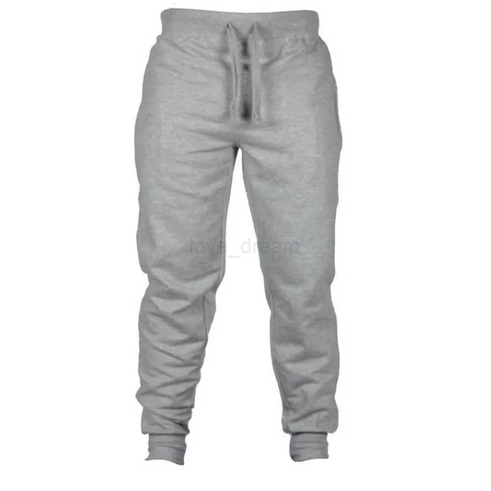 2023 Mens Joggers Casual Pants Fitness Men Sportswear Tracksuit Bottoms Skinny Sweatpants Trousers Black Gyms Jogger Track PantsXJ240813