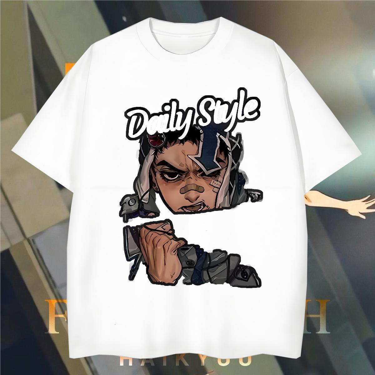 Mens T Shirts 230g Pure Cotton portrait Outdoor Crew Neck Breathable Skull Men Clothes T-Shirt Brand Free Shipping Tops