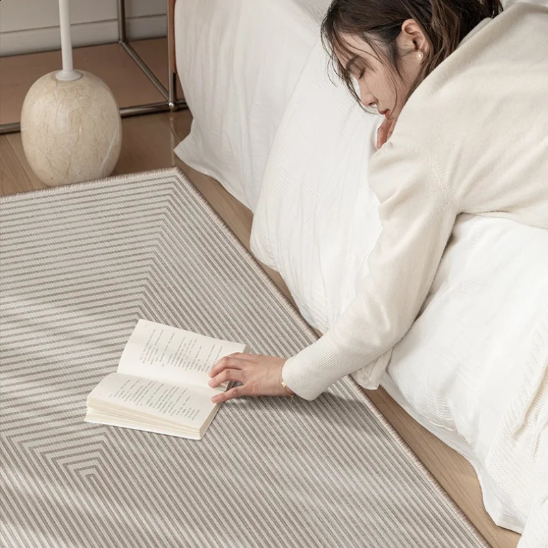 Nordic Style Crystal Velvet Mat Household Living Room Bedroom Blanket Dirt Resistant Wear Carpet 0802 H260226