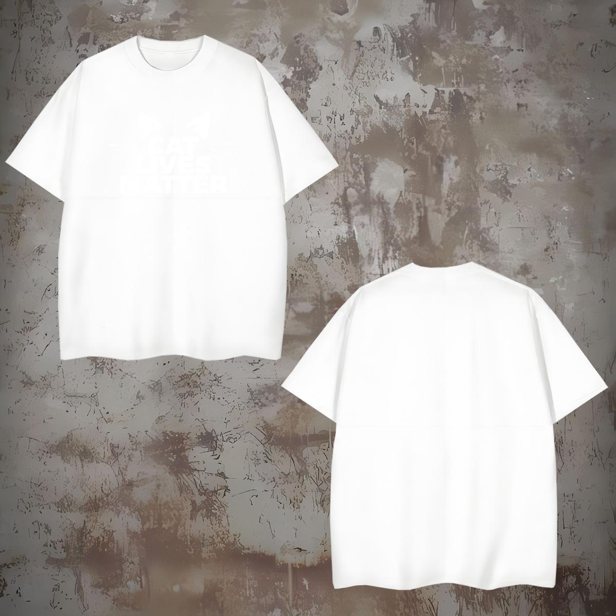 Soft letter T Shirt For Man Sports Casual Men Tops Tees 100% Cotton 230g DIY Breathable Short Sleeve DIY Logo Oversized Top Tees