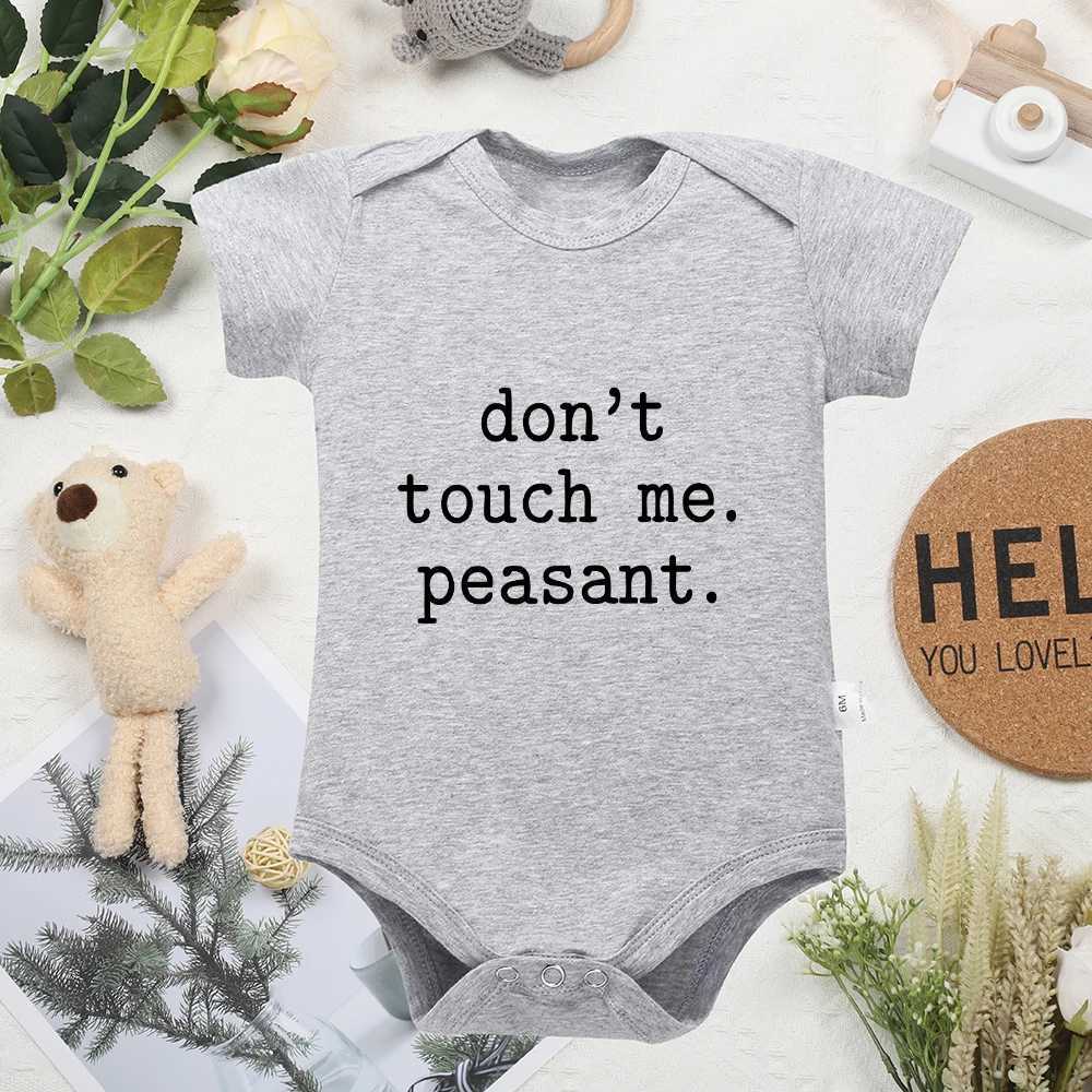 Interesting baby clothing hardcover and minimalist baby boy and girl clothing cotton multi-color round neck newborn tight fitting clothes W240812