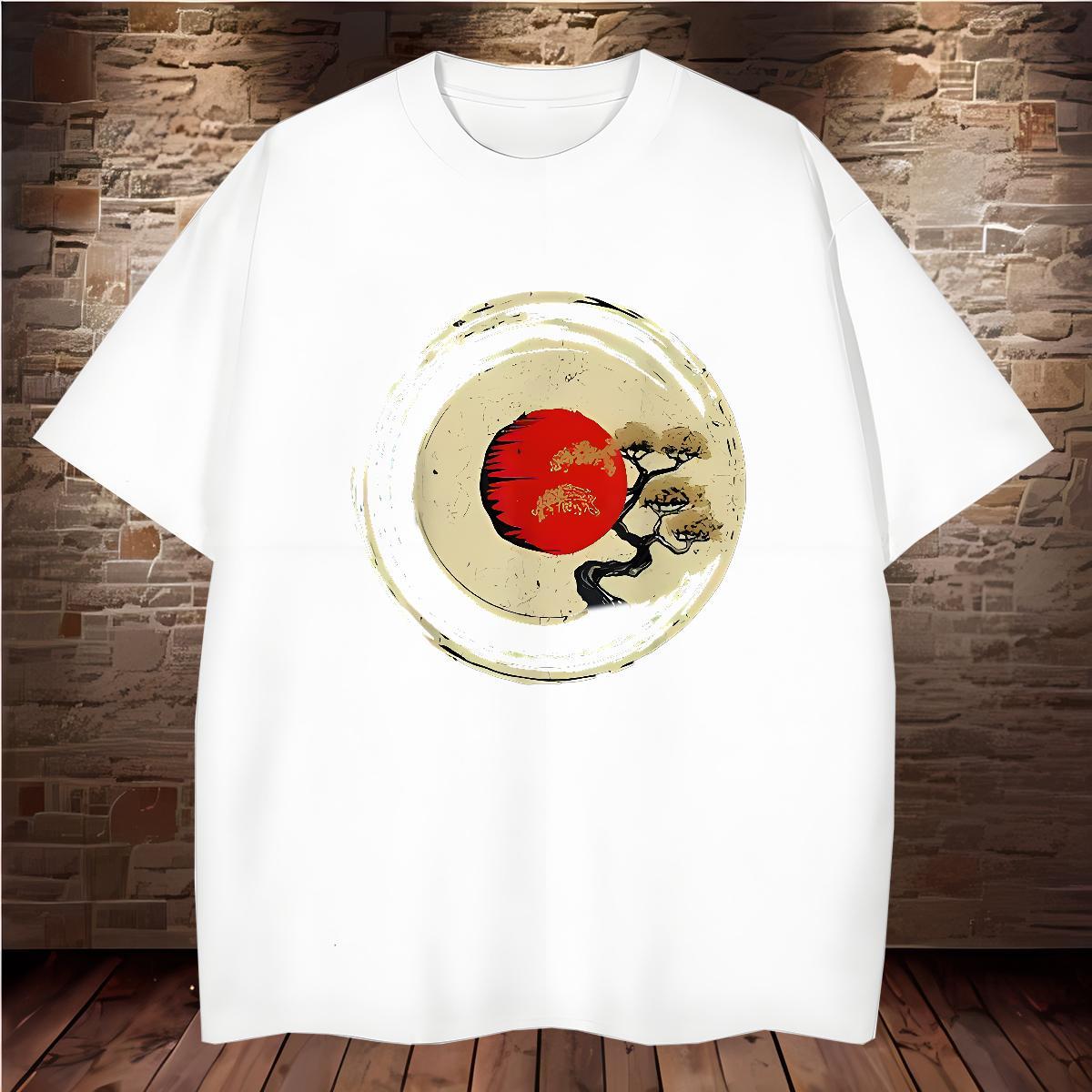 Mens T Shirts 100% Cotton 230g sun Daily Wear Round Neck Short Sleeve Custom Cartoon Men Tshirts Designer Fashion Loose Fit Clothings