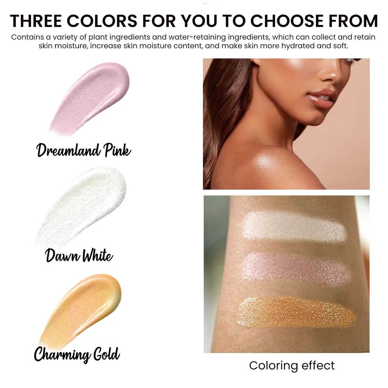 Hair body glitter spray waterproof durable high gloss facial contour high gloss glitter makeup powder party night club W240812