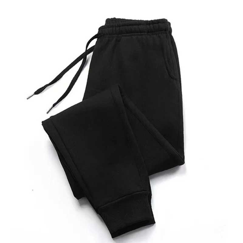 2024 Sweatpants Mens loose bunched foot pants Fitness running casual pants small foot sweatpantsXJ240813