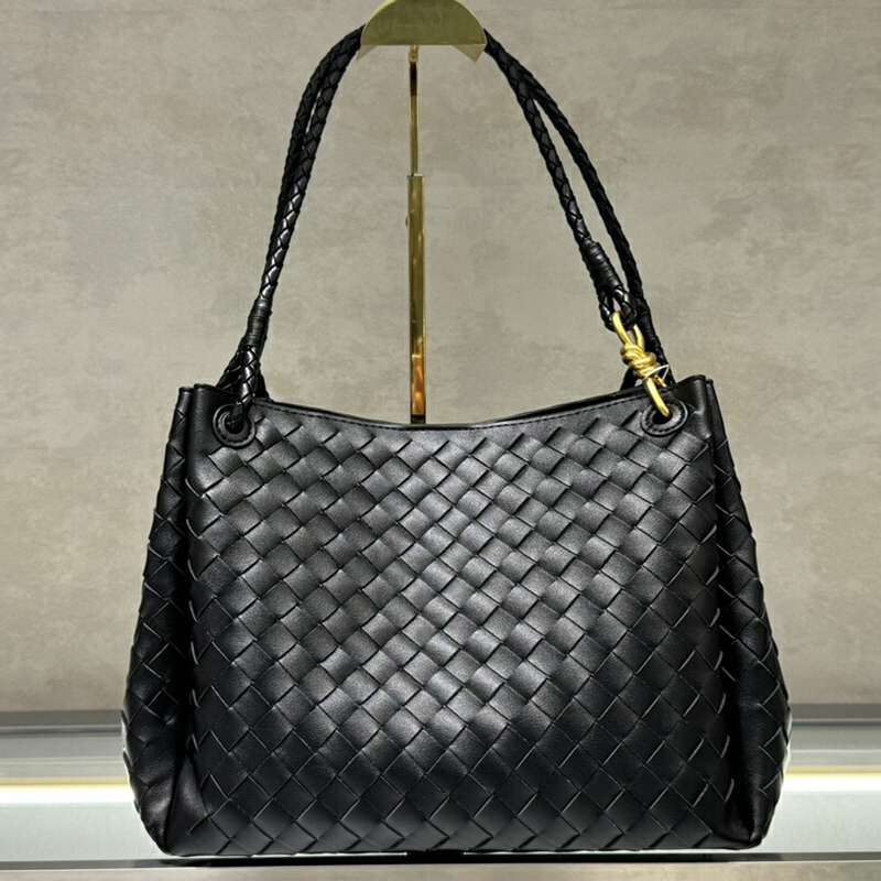 Intrecciato crossbody tote handbags denim leather patchwork weave shoulder bag two top handles zipper clutch purse wallet designer