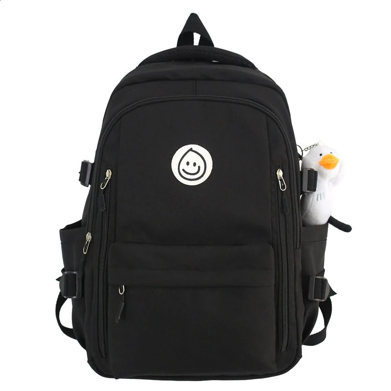Large Female Cute University Backpack Girl Travel Book Nylon Fashion Womens Leisure Bag Laptop Mens School 240813