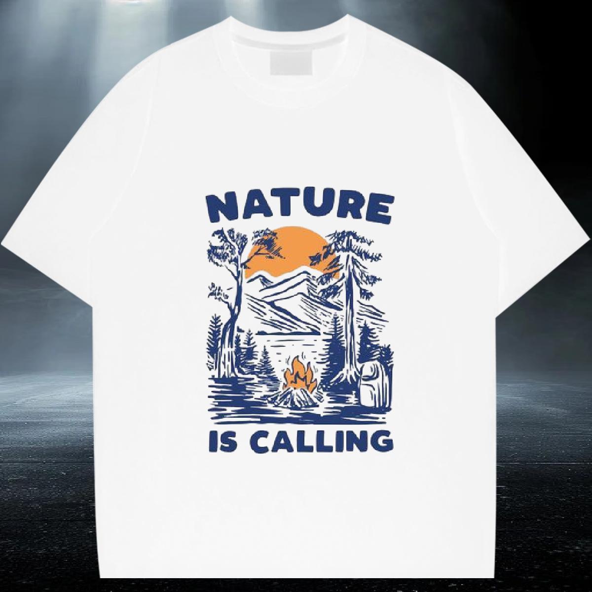 Cool Design Mens Tshirts Casual 230g 100% Cotton DIY Printed O-Neck Short Sleeve mountains Men T Shirts Casual New Clothings