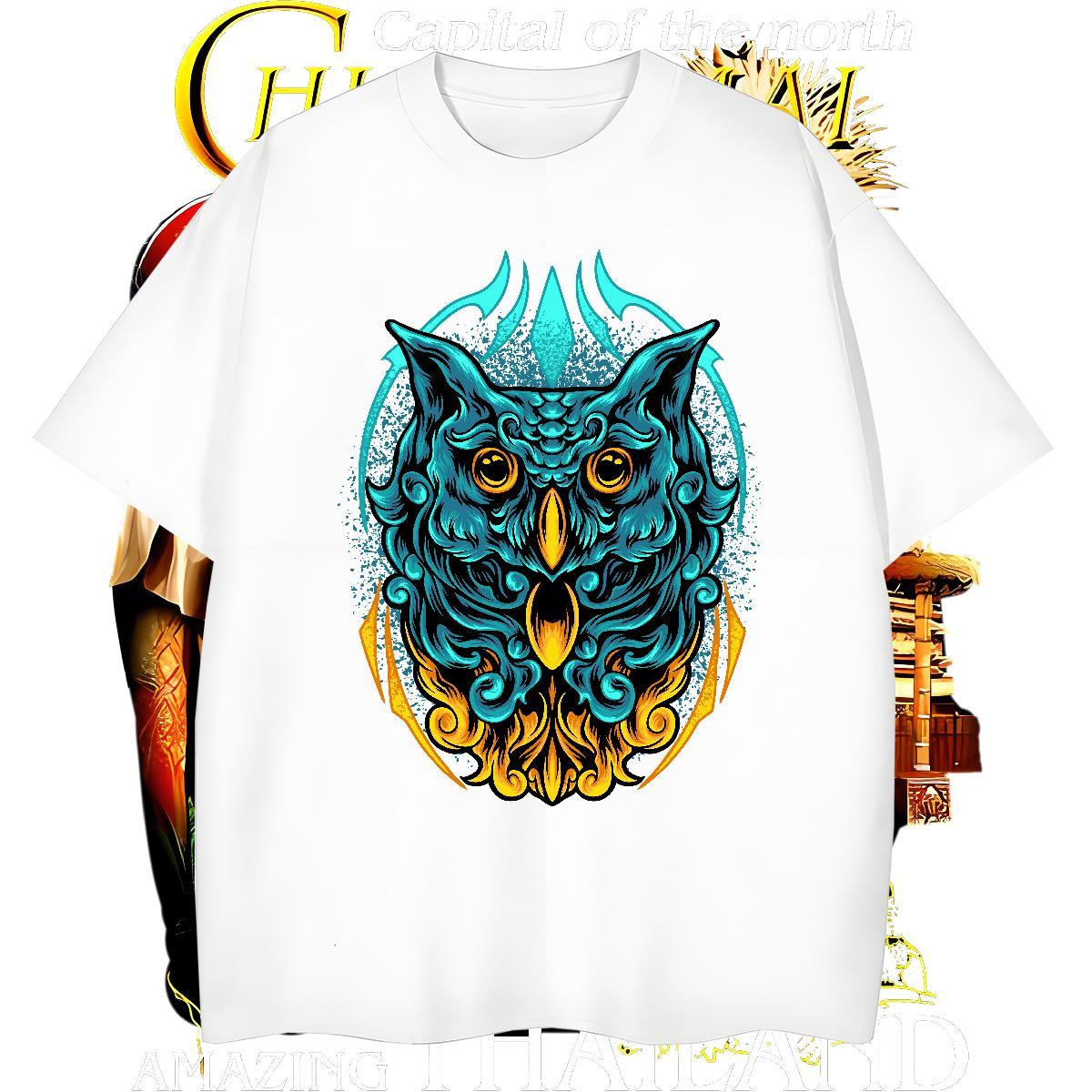 Designer T shirt eagle Pure Cotton Summer Casual Custom Big Size 100% Cotton 230g Tshirt for Man Woman Customized Tops