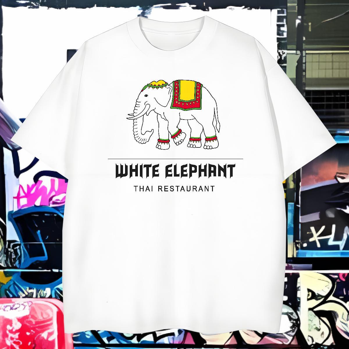 Wholesale Man T Shirts elephant Short Sleeve O-Neck Street Casual Plus Size Cartoon 230g Pure Cotton Tshirts Classic Casual Tops Shirt