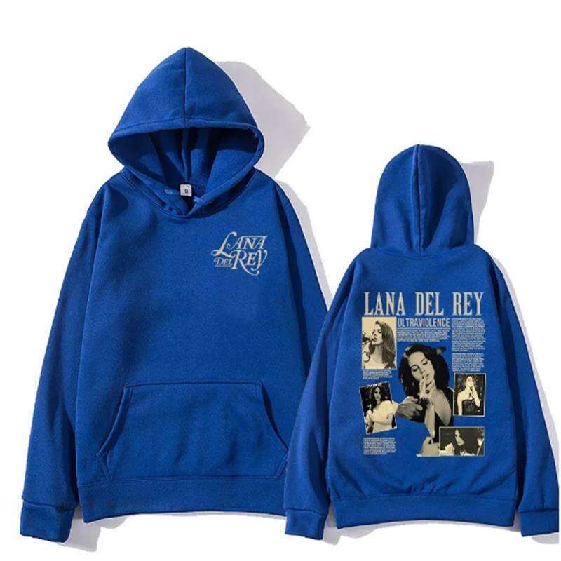Lana Casual Del Rey Singer Hoodies for Men and Women Haruku Fashion Long Sleeves Sweatshirts Moleton Graphic Prints Streetwear