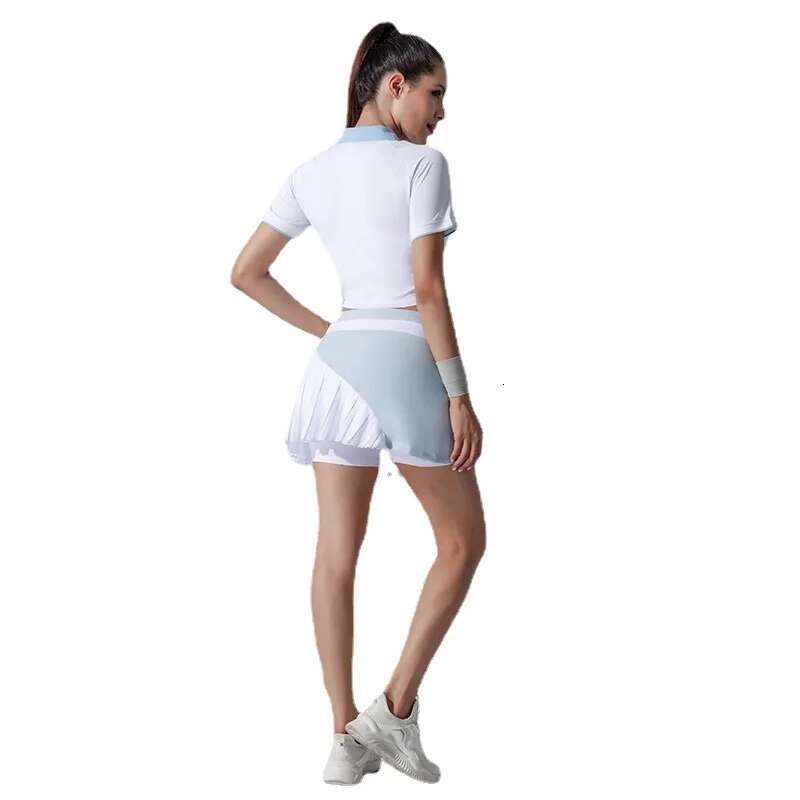 Elastic New And Breathable Short Women Light Proof High Waist Tennis Badminton Pleated Skirt Golf Women's T-shirt 's