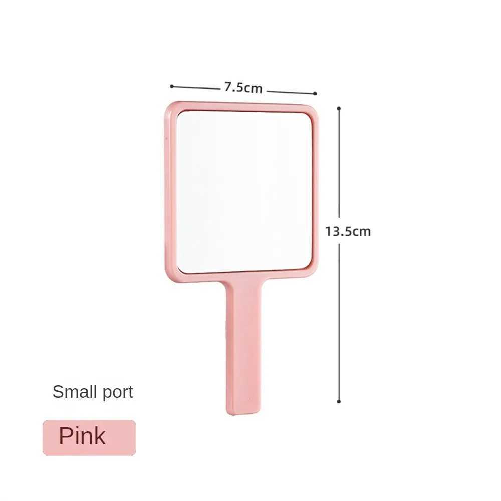 Handheld Mini Mirror SPA Salon Compact Mirror Portable Makeup Mirror Extended Square Handheld Beauty Mirror W240813