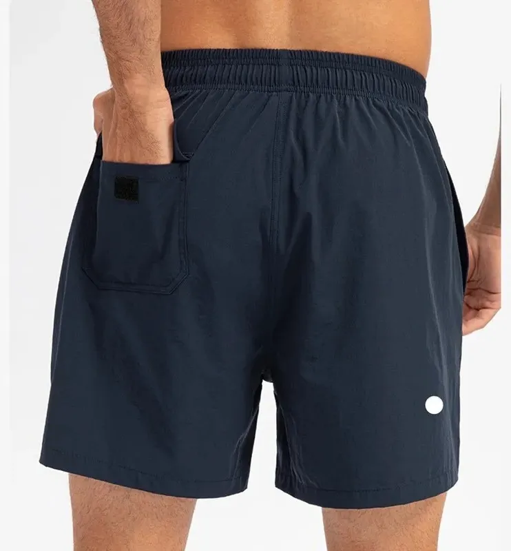 top Men Mid Rise Shorts Yoga Sports Short Quick Dry Shorts With Back Pocket Mobile Phone Casual Running Gym Jogger Pant 321