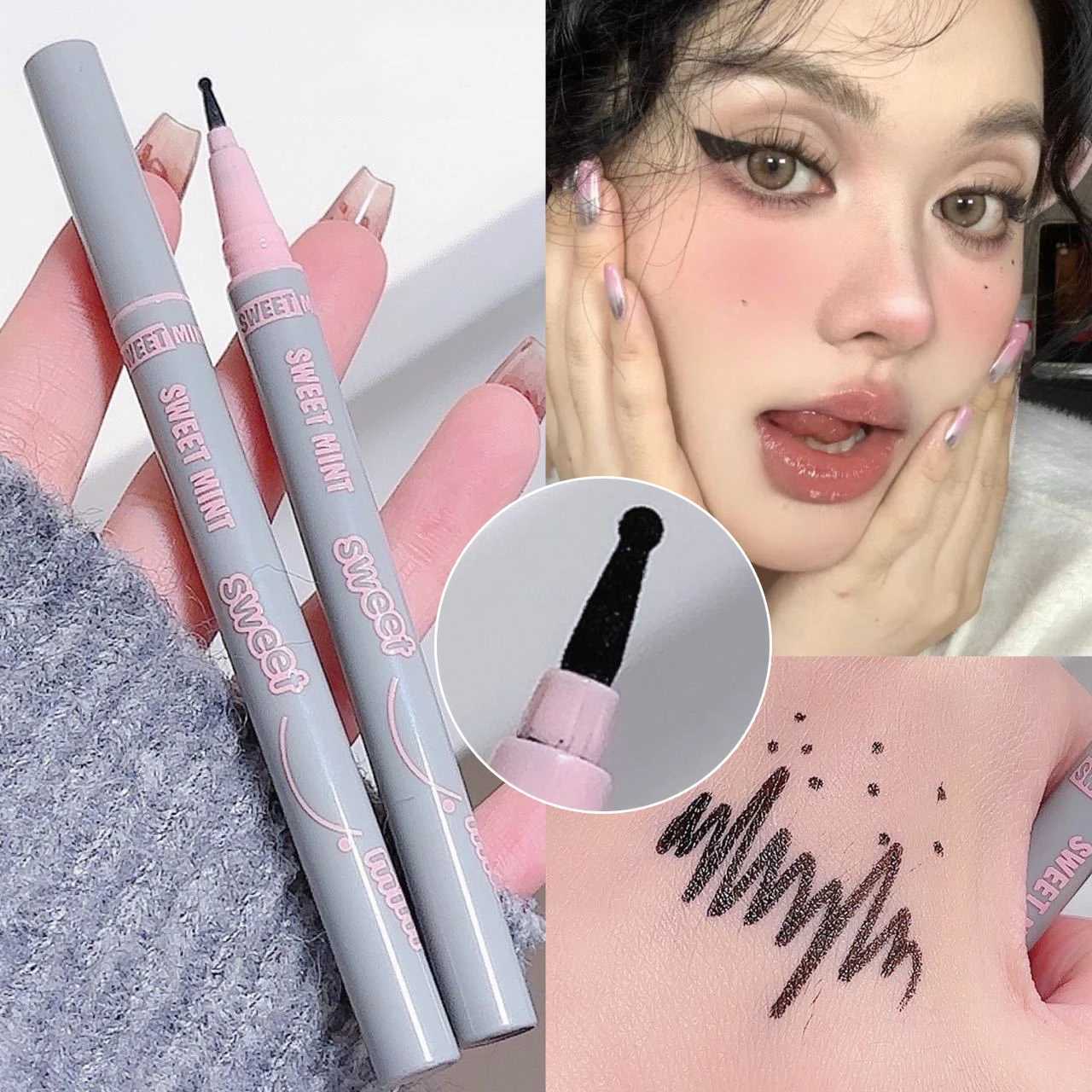 Long-Lasting Face Fake Tear Mole Pen Black Natural Lifelike Freckle Stamp Pencil Waterproof Dot Spot Pen Korean Makeup Cosmetics Y240813