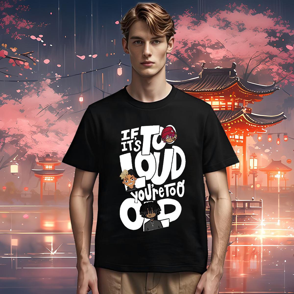 T-Shirts for Men 230g Pure Cotton portrait Hip Hop Street Breathable Crew Neck Custom Print Oversized Mens Tshirts Casual New Classic Clothes