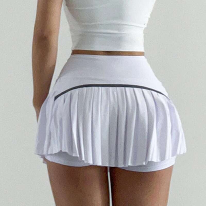 Cloud Hide Quick Dry Sports Skirt Gym Dancing Tennis Skirts for Women XL Workout Cycling Fiess Shorts High Waist Running Skort s