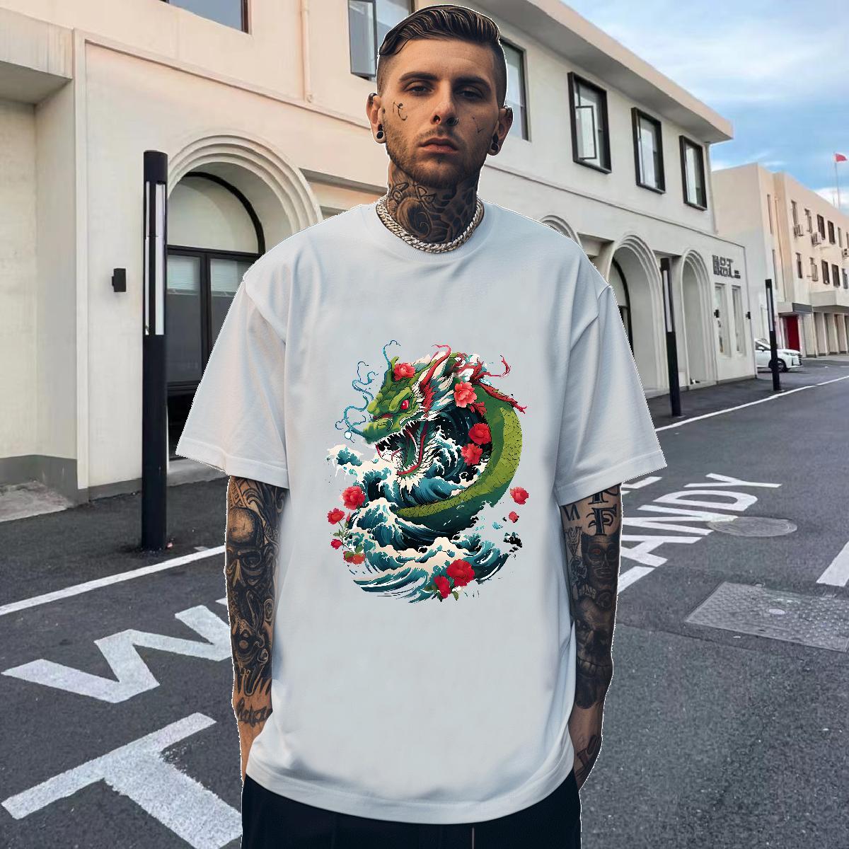 Designer Men Clothes T-Shirt Street 100% Cotton 230g Anime Breathable Short Sleeve Man T Shirts Factory Direct Tshirts