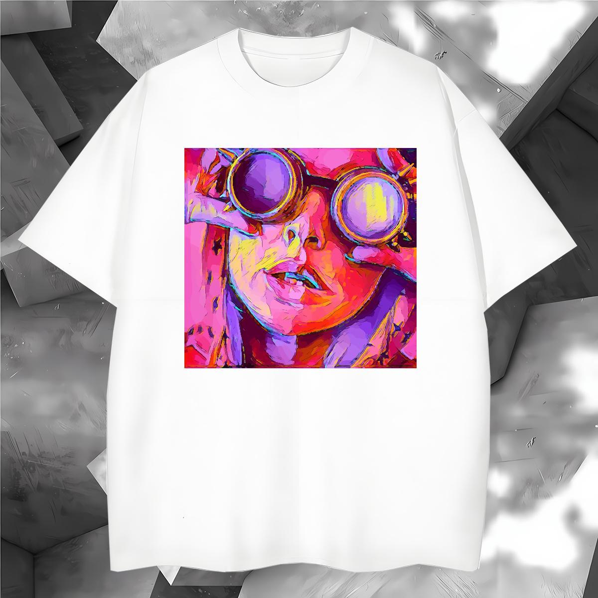 T Shirt For Man 230g Cotton portrait Sports Casual Short Sleeve O-Neck Custom Anime Men Tees Brand Unisex Polos
