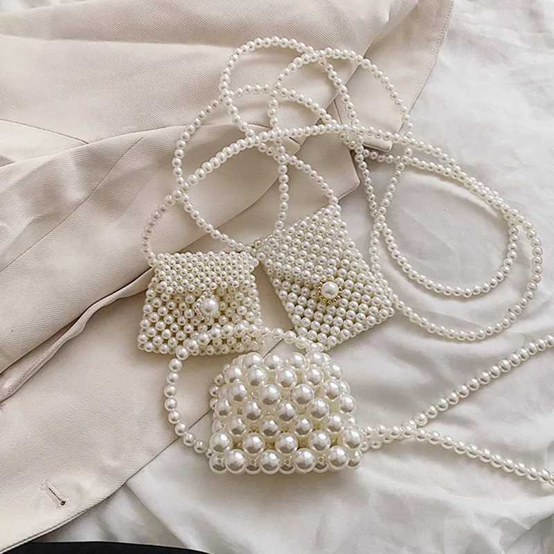 Girl Shoulder Bag Pearl Coin Wallet Cute Pearl Childrens Money Bag Party Wallet Baby Princess Cross Bag Gift W240813