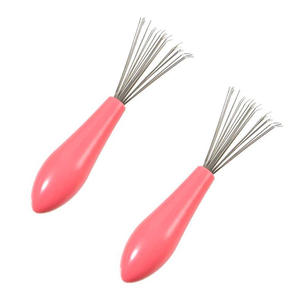 1 piece of wooden comb cleaning machine delicate cleaning detachable brush cleaning tool handle embedded tool W240813