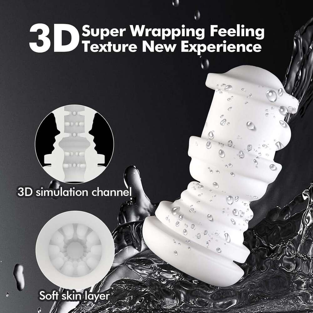 Male cup adult toy - automatic hands-free vibrator pocket genital massager, with 7 thrust and vibration stimulation modes, sex toy men's realisti
