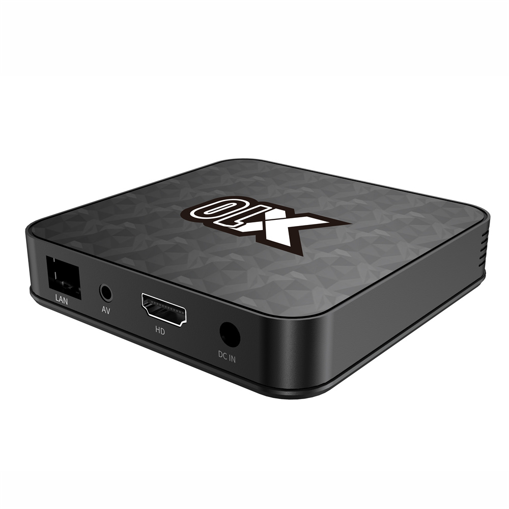 New X10 Android 10 OS 4K ATV TV box Allwinner H313 2GB RAM 8GB ROM DUAL WIFI Smart TV Box with Voice Remote Control Set-Top Box Media Player