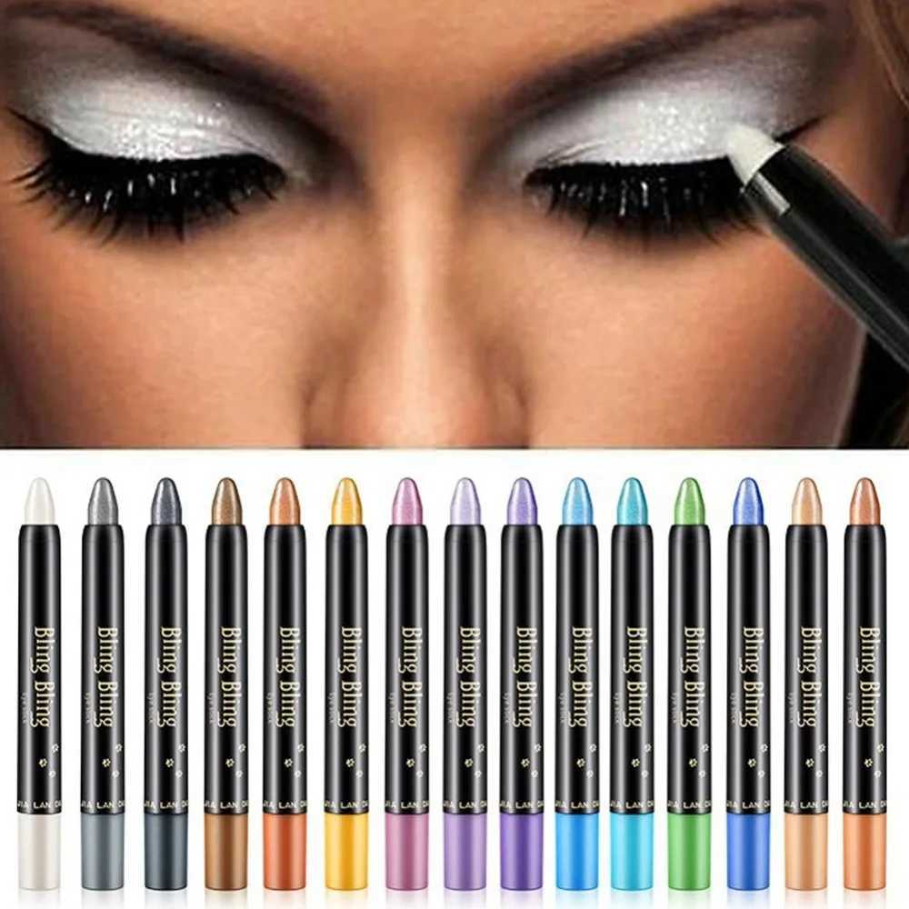 New 1PCS Beauty 15 Different Colors Highlighter Eyeshadow Pencil Cosmetic Glitter Eye Shadow Eyeliner Pen for Women#278651 Y240813