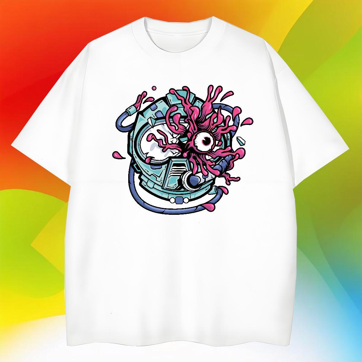 Popular Tshirts Sport 230g Cotton Black Oversized Breathable Short Sleeve ET T-Shirts 2024 DIY Polos