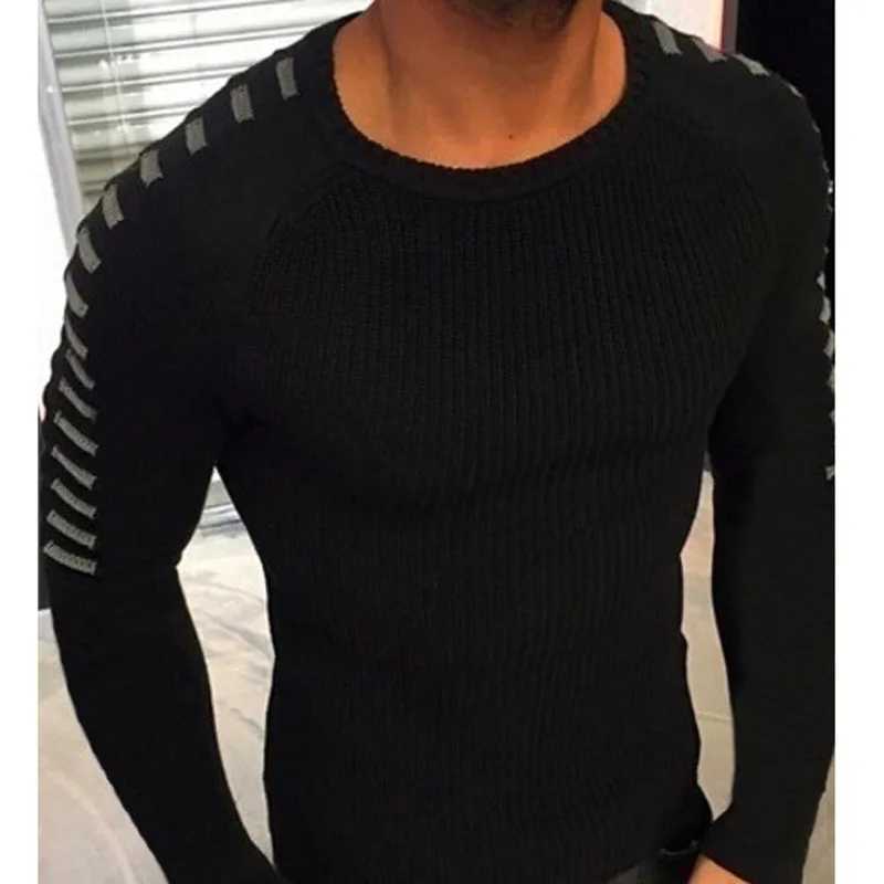 2023 autumn new winter cotton sweater mens zipper casual skydiving mens slim fit O-neck knitted pull rod mens size S-XXXL MY281W240729